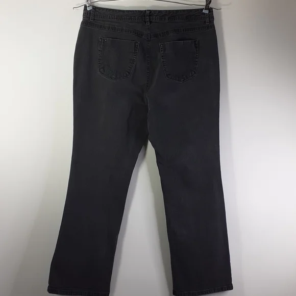 Just My Size Bootcut Curvy Faded Black Jeans Size 20W - Picture 6 of 16